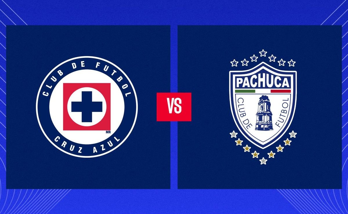 Escudos oficiales del Club León y Atlas FC sobre fondo de estadio nocturno para previa de la Liga MX.