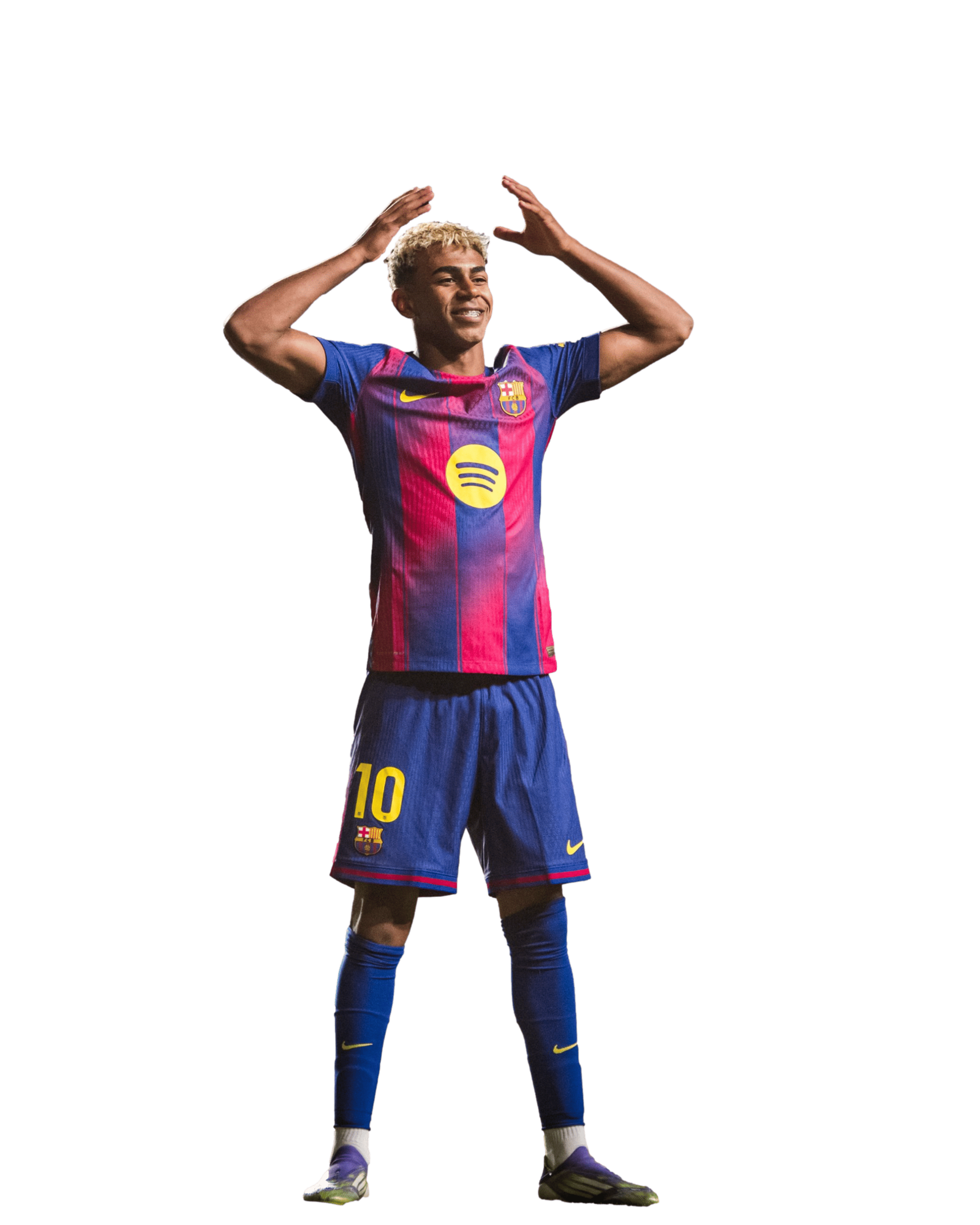 Lamine Lamine Yamal en render oficial del FC Barcelona.
