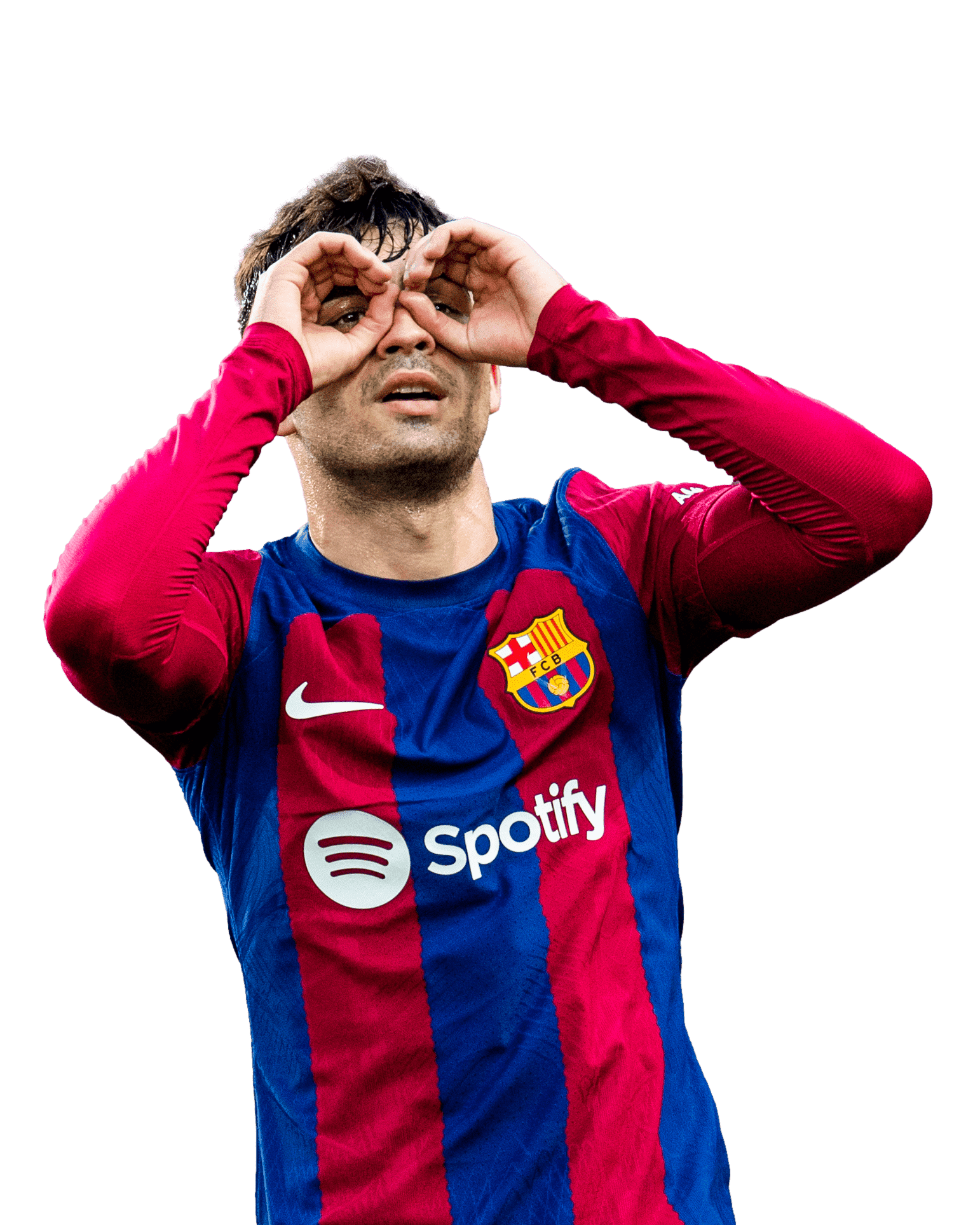 pedri png barcelona football render